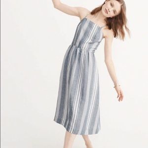 Abercrombie Square-Neck Midi Dress